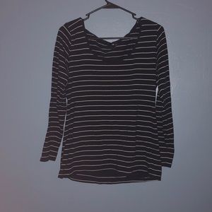 Navy Blue Long Sleeve Tee